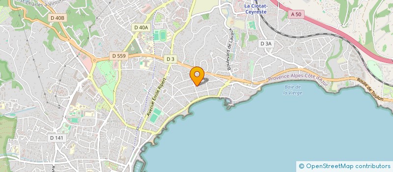 localisation de l'entreprise MONSIEUR JEAN ROGHI à LA CIOTAT