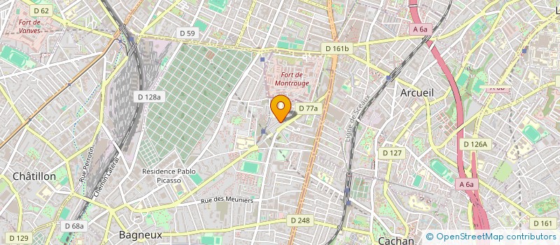 localisation de l'entreprise MONSIEUR JEAN ROGNON à BAGNEUX