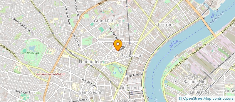 localisation de l'entreprise MONSIEUR JEAN ROI  BORDEAUX