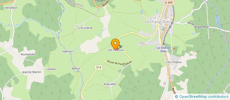 localisation de l'entreprise MONSIEUR JEAN ROIRON  CISTRIERES