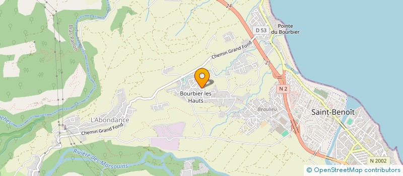 localisation de l'entreprise MONSIEUR JEAN ROLAND  SAINT-BENOIT