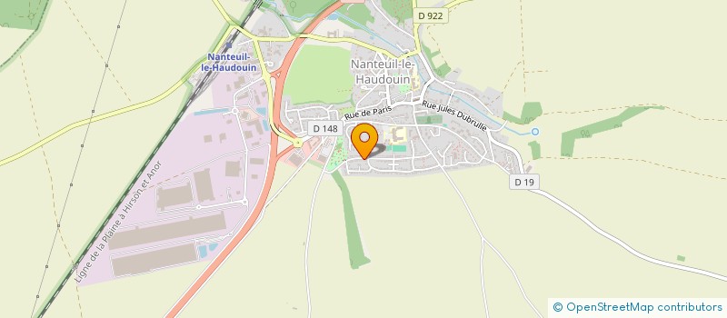 localisation de l'entreprise MONSIEUR JEAN ROLAND LAVENTURE  NANTEUIL-LE-HAUDOUIN