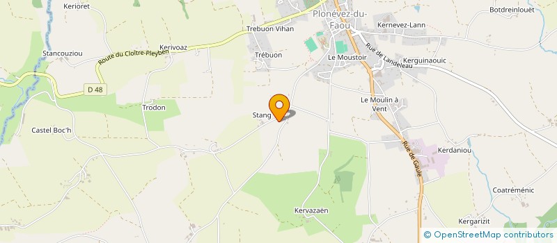 localisation de l'entreprise MONSIEUR JEAN ROLLAND  LANDELEAU