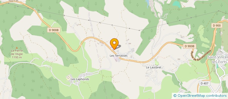 localisation de l'entreprise MONSIEUR JEAN ROLLAND  UBAYE-SERRE-PONCON