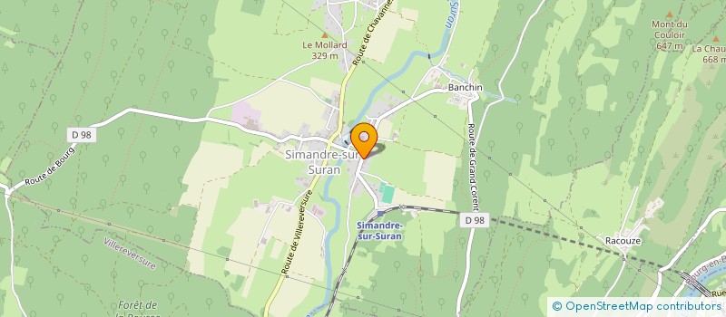 localisation de l'entreprise MONSIEUR JEAN ROLLET  SIMANDRE-SUR-SURAN