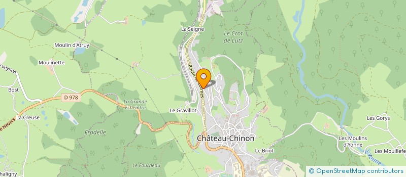 localisation de l'entreprise MONSIEUR JEAN ROLLOT à CHATEAU-CHINON (VILLE)
