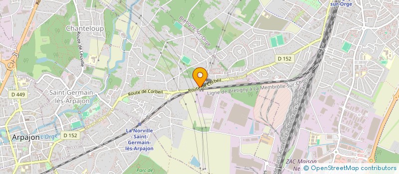localisation de l'entreprise MONSIEUR JEAN ROMAIN LE SIDANER à SAINT-GERMAIN-LES-ARPAJON
