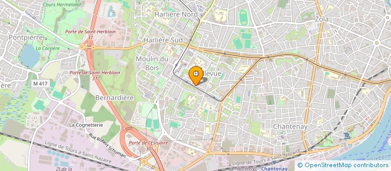 localisation de l'entreprise MONSIEUR JEAN ROMANES à NANTES