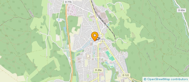 localisation de l'entreprise MONSIEUR JEAN ROMATIER  LAGNIEU