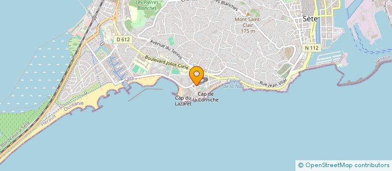 localisation de l'entreprise MONSIEUR JEAN ROMERO à SETE