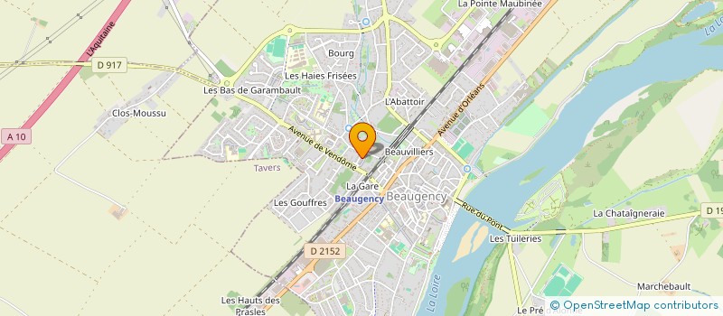 localisation de l'entreprise MONSIEUR JEAN ROMUALD ITOUA AKOGNAKOGNA à BEAUGENCY