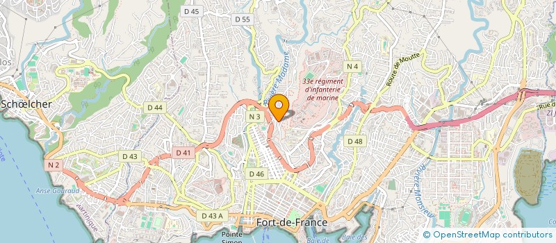 localisation de l'entreprise MONSIEUR JEAN RONALD MAURALUS  FORT-DE-FRANCE