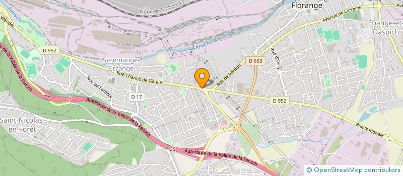 localisation de l'entreprise MONSIEUR JEAN RONCEVIC  FLORANGE