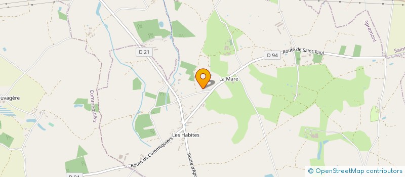 localisation de l'entreprise MONSIEUR JEAN RONDEAU à APREMONT