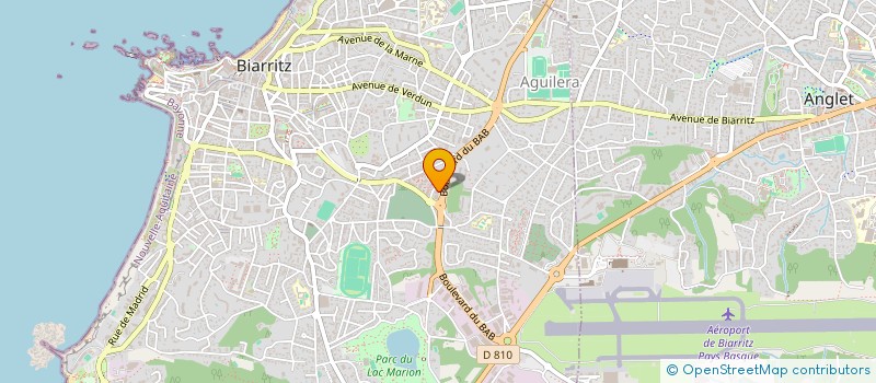 localisation de l'entreprise MONSIEUR JEAN RONDOT à BIARRITZ