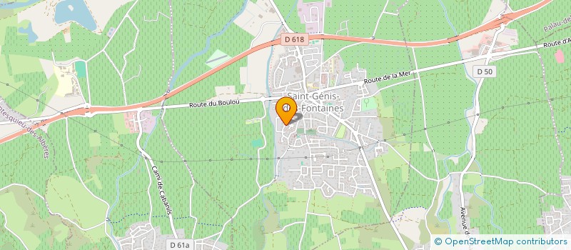 localisation de l'entreprise MONSIEUR JEAN RONFLARD  SAINT-GENIS-DES-FONTAINES