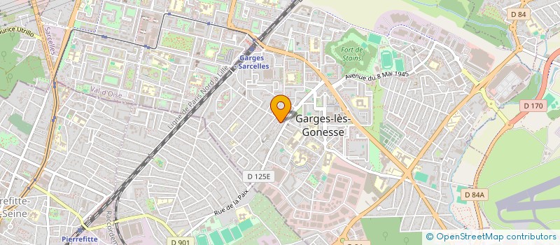 localisation de l'entreprise MONSIEUR JEAN RONY JEAN FRANCOIS  GARGES-LES-GONESSE