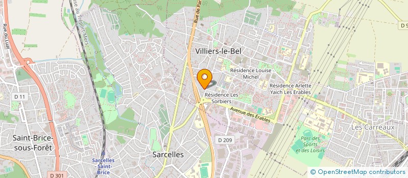 localisation de l'entreprise MONSIEUR JEAN-RONY JOSEPH  VILLIERS-LE-BEL