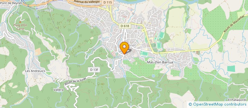 localisation de l'entreprise MONSIEUR JEAN ROQUE  CERET