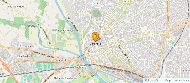 localisation de l'entreprise MONSIEUR JEAN ROQUEFORT à BEZIERS