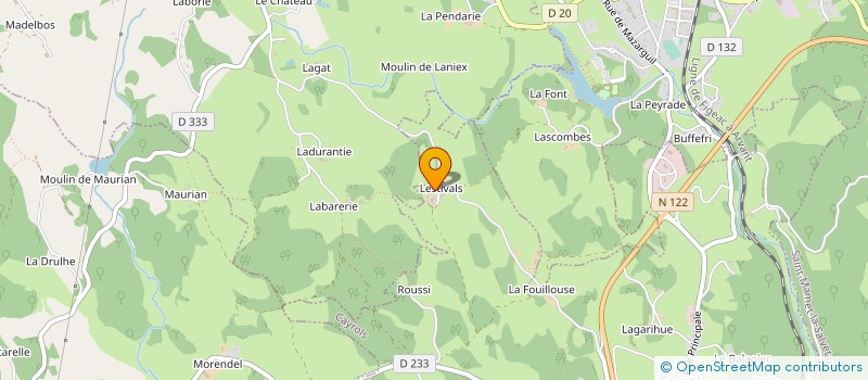 localisation de l'entreprise MONSIEUR JEAN ROQUES à CAYROLS
