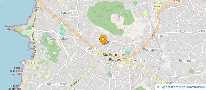 localisation de l'entreprise MONSIEUR JEAN ROS à SIX-FOURS-LES-PLAGES