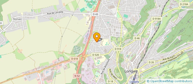 localisation de l'entreprise MONSIEUR JEAN ROSATO à LONGWY