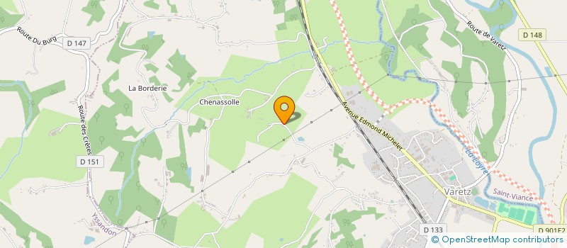 localisation de l'entreprise MONSIEUR JEAN ROSE  ALLASSAC