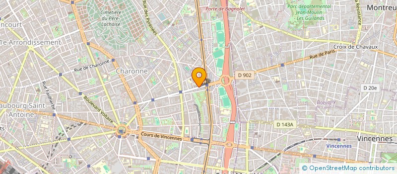 localisation de l'entreprise MONSIEUR JEAN ROSE  PARIS