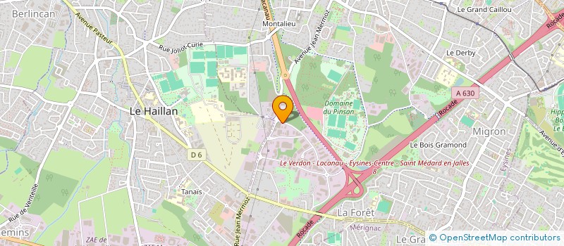 localisation de l'entreprise MONSIEUR JEAN ROSEL  EYSINES