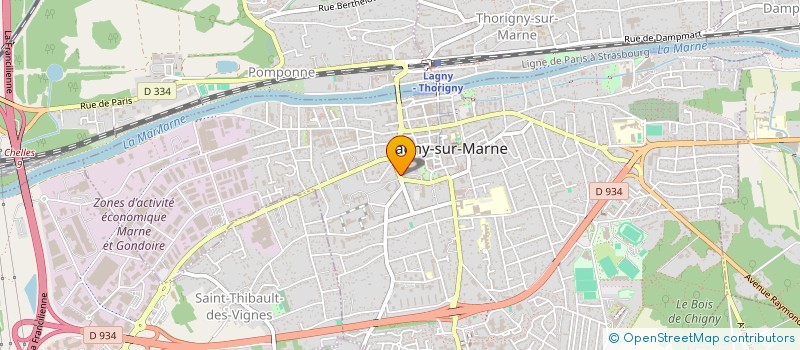 localisation de l'entreprise MONSIEUR JEAN ROSENBERG  LAGNY-SUR-MARNE