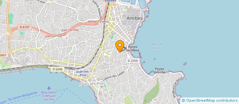 localisation de l'entreprise MONSIEUR JEAN ROSENFELD à ANTIBES