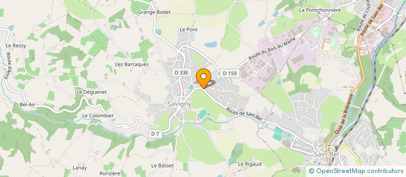 localisation de l'entreprise MONSIEUR JEAN ROSET à SAVIGNY