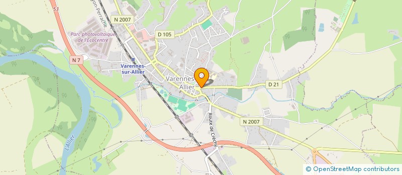 localisation de l'entreprise MONSIEUR JEAN ROSIER à VARENNES-SUR-ALLIER