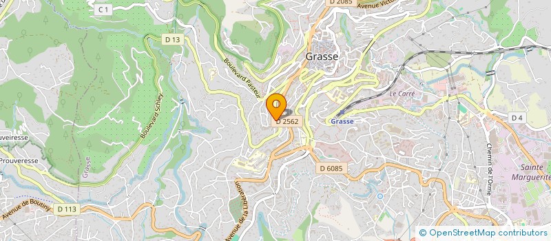 localisation de l'entreprise MONSIEUR JEAN ROSSANI  GRASSE