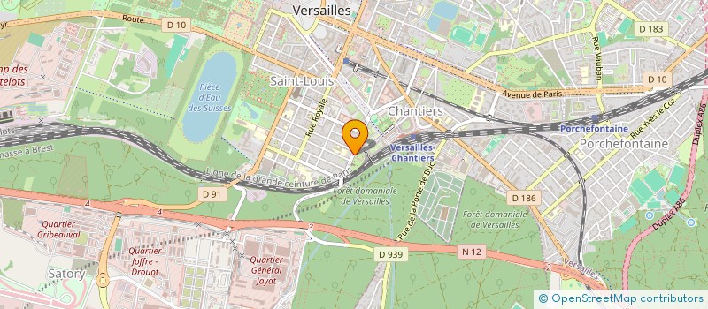 localisation de l'entreprise MONSIEUR JEAN ROSSET à VERSAILLES