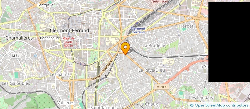 localisation de l'entreprise MONSIEUR JEAN ROSSIGNOL  CLERMONT-FERRAND