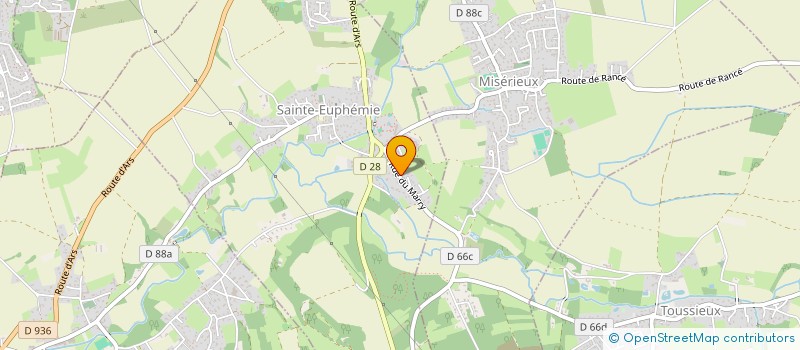 localisation de l'entreprise MONSIEUR JEAN ROSTAING-TAYARD  SAINTE-EUPHEMIE