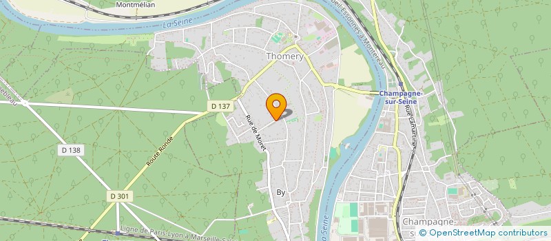 localisation de l'entreprise MONSIEUR JEAN ROTENBERG  THOMERY