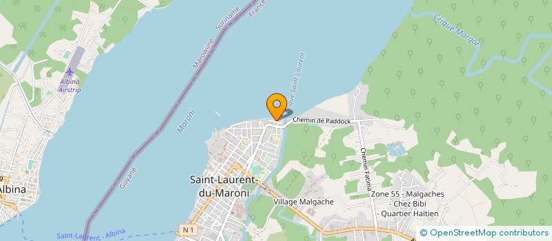 localisation de l'entreprise MONSIEUR JEAN ROTH à SAINT-LAURENT-DU-MARONI