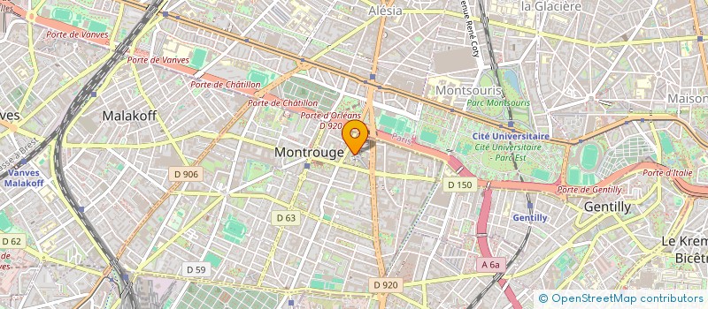localisation de l'entreprise MONSIEUR JEAN ROTTER  MONTROUGE