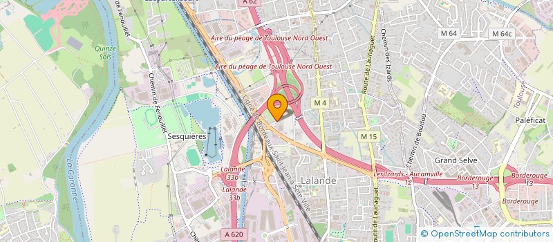 localisation de l'entreprise MONSIEUR JEAN ROUAIX  TOULOUSE