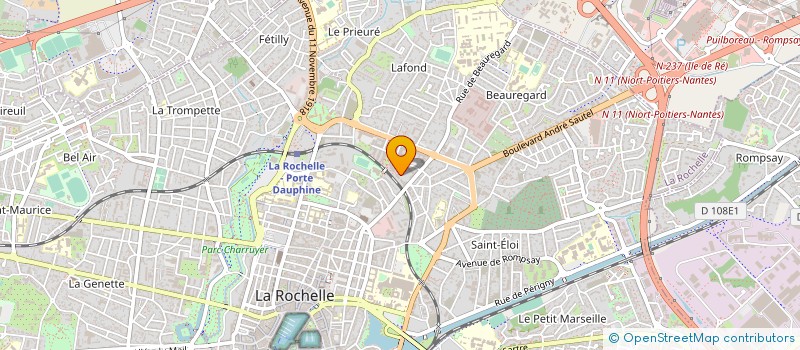 localisation de l'entreprise MONSIEUR JEAN ROUARD  LA ROCHELLE