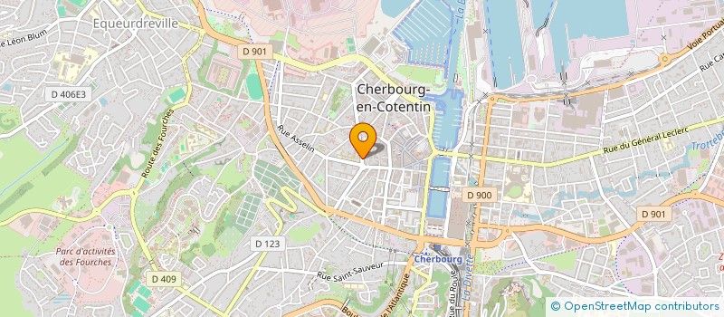 localisation de l'entreprise MONSIEUR JEAN ROUAULT  CHERBOURG-EN-COTENTIN