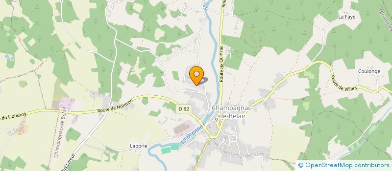 localisation de l'entreprise MONSIEUR JEAN ROUBEIX  CHAMPAGNAC-DE-BELAIR