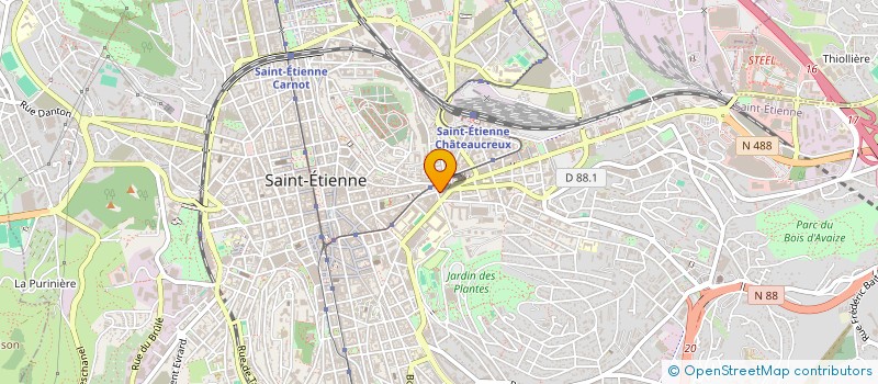 localisation de l'entreprise MONSIEUR JEAN ROUCHIER à SAINT-ETIENNE