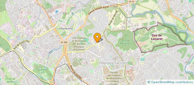 localisation de l'entreprise MONSIEUR JEAN ROUELLE à MONTPELLIER