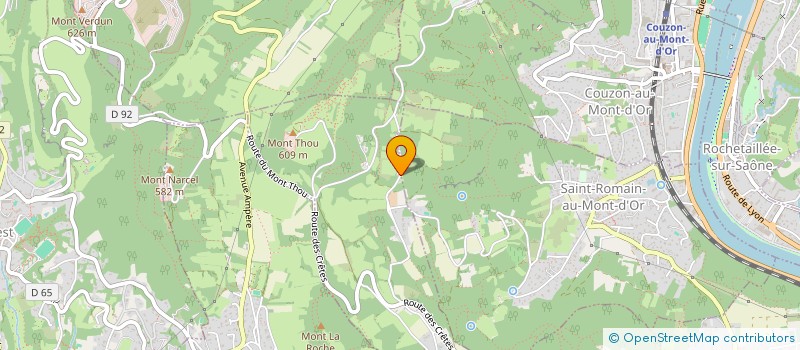 localisation de l'entreprise MONSIEUR JEAN ROUGEMONT  SAINT-CYR-AU-MONT-D'OR