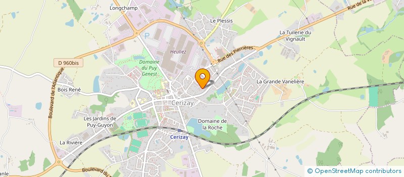 localisation de l'entreprise MONSIEUR JEAN ROUGER à CERIZAY