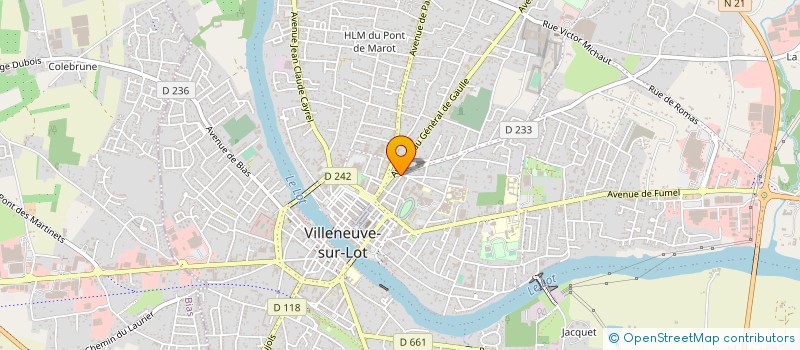 localisation de l'entreprise MONSIEUR JEAN ROUGIER à VILLENEUVE-SUR-LOT